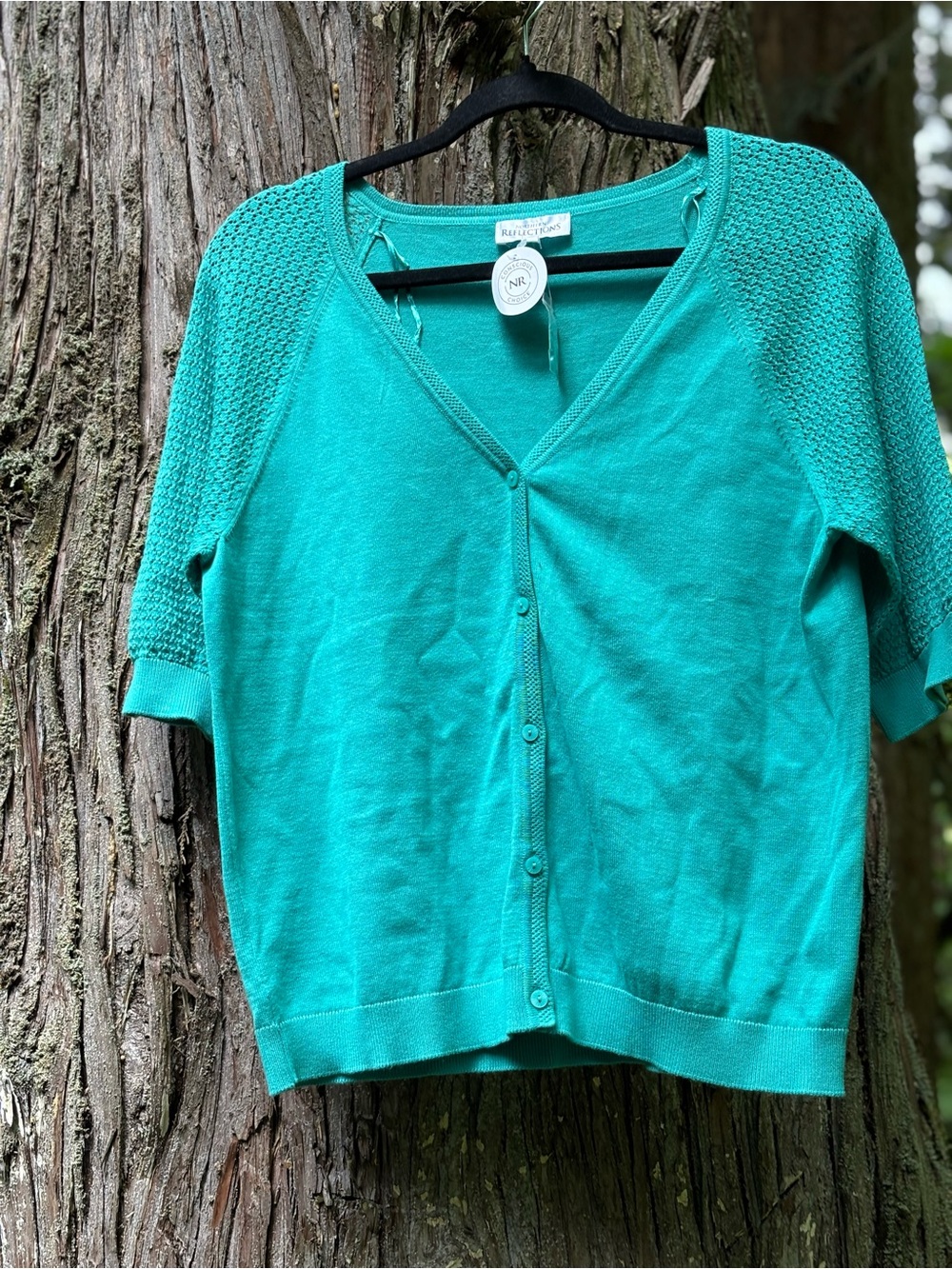 Northern Reflections Turquoise Knit Top